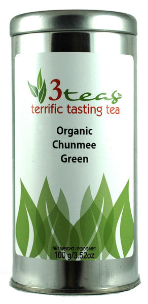 Organic Chunmee Green Tea - A traditional Chinese green tea with a smooth, slightly tangy flavor and a hint of natural sweetness.