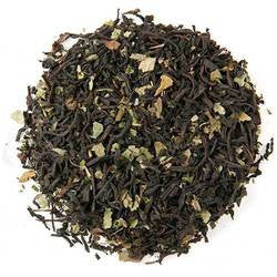 Chocolate Mint Black Tea - A rich, velvety blend of bold black tea with decadent chocolate and refreshing mint notes.