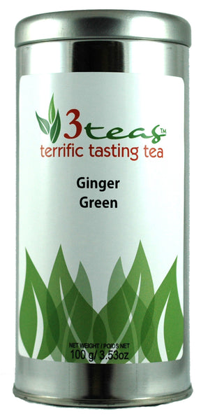 Ginger Green Tea - A revitalizing blend of green tea and zesty ginger, perfect for a warming and refreshing tea experience.