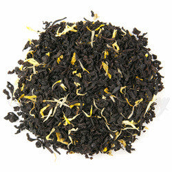 Organic Peach Apricot Black Tea - A luscious blend of organic black tea with the sweet and tangy flavors of ripe peaches and apricots