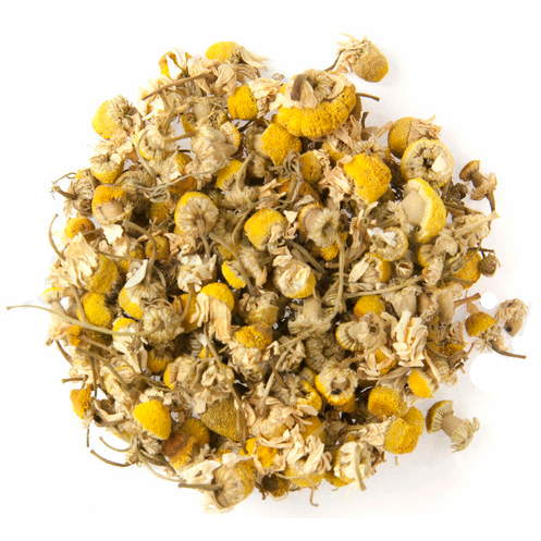 Organic Egyptian Chamomile Herbal Tea - A soothing, caffeine-free infusion of delicate chamomile flowers for a calming and relaxing experience