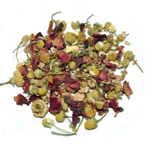 Spa Blend Herbal Tea - A calming, caffeine-free infusion of soothing herbs and delicate botanicals, perfect for relaxation and rejuvenation.